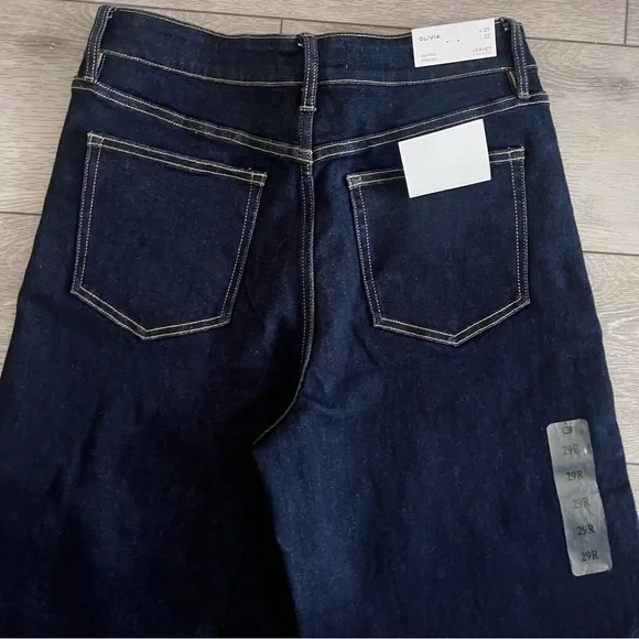 Vervet by Flying Monkey Wide Leg Stretch Cuffed Jean - Brilliant Jewel - Picture 4 of 10